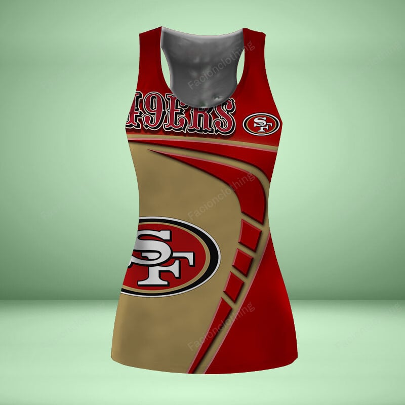 Sportswearmerch San Francisco 49ers NFL Personalized Women Tanktop For Fan