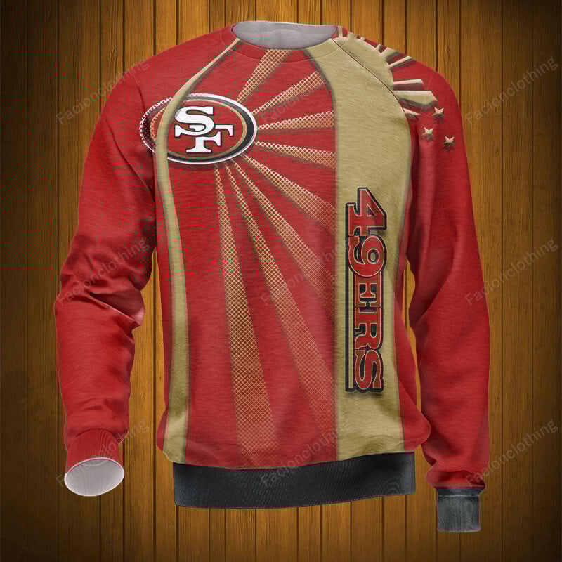 Sportswearmerch San Francisco 49ers NFL Sweater Personalized For Fan