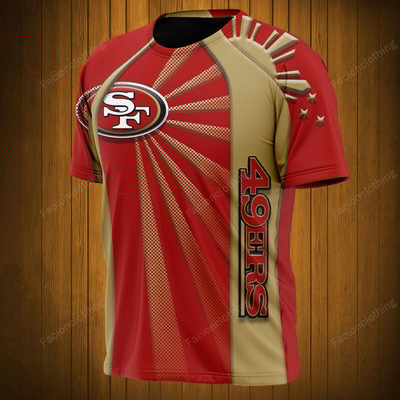 Sportswearmerch San Francisco 49ers NFL T-shirt Personalized For Fan