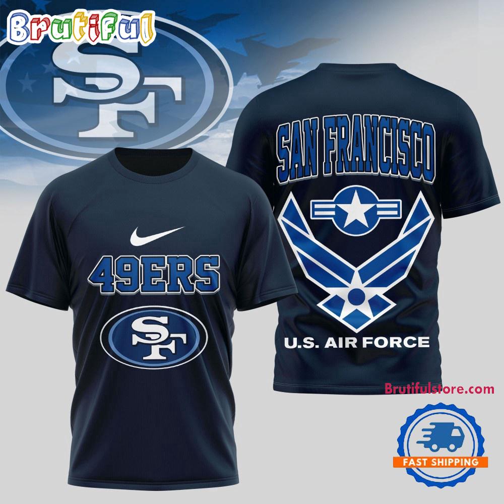 Sportswearmerch San Francisco 49Ers NFL Us Air Force Military T-Shirt For Fan