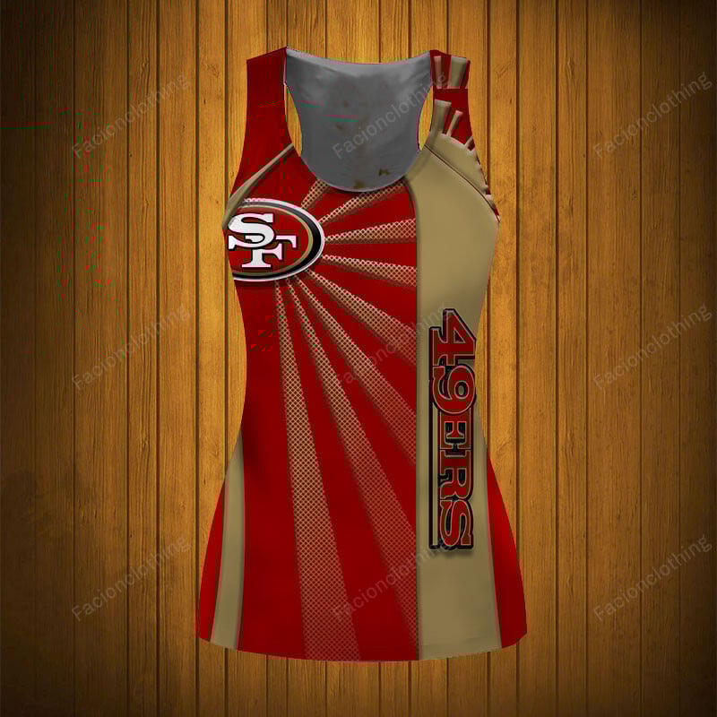 Sportswearmerch San Francisco 49ers NFL Women Tanktop Personalized For Fan