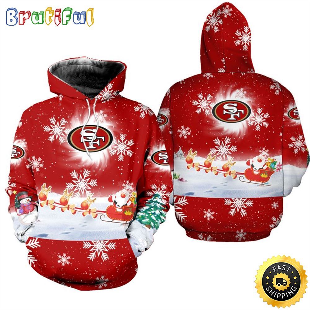 Sportswearmerch San Francisco 49ers NHL Christmas Hoodie For Fan