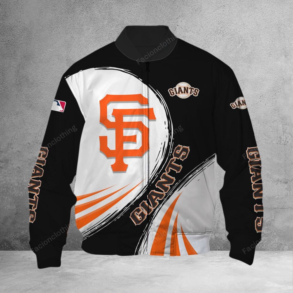 Sportswearmerch San Francisco Giants MLB Personalized Bomber Jacket For Fan