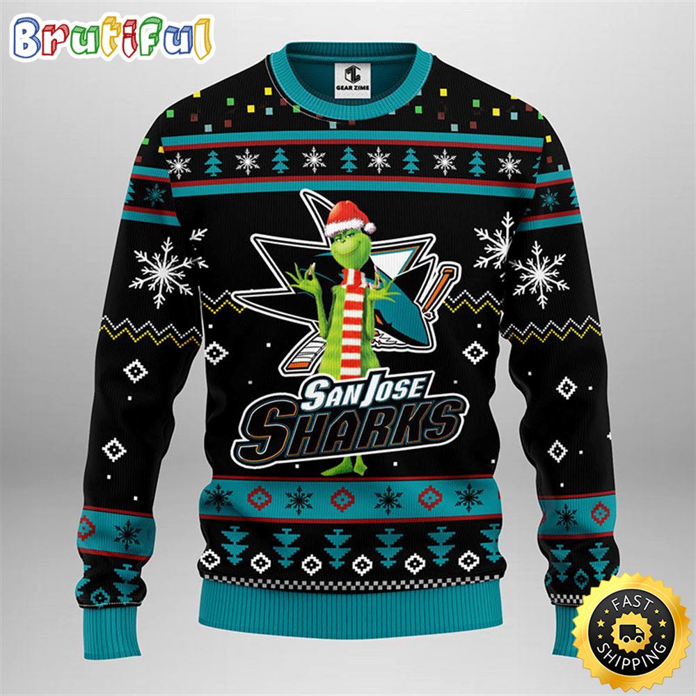 Sportswearmerch San Jose Sharks NHL Christmas Sweater For Fan