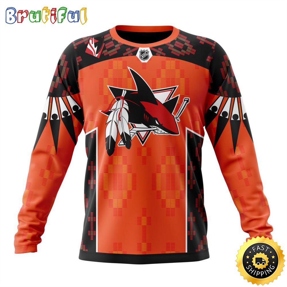 Sportswearmerch San Jose Sharks NHL Personalized Sweater For Fan