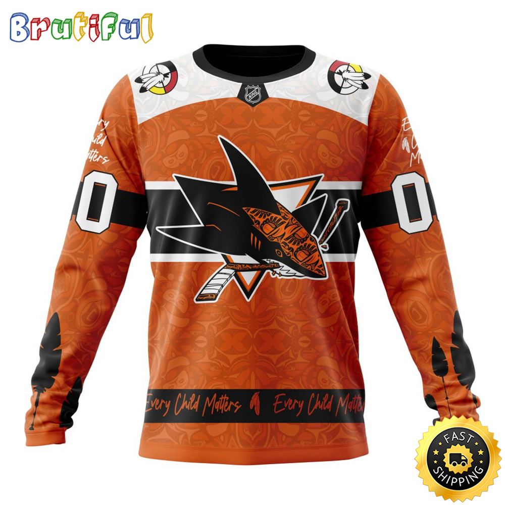 Sportswearmerch San Jose Sharks NHL Personalized Sweater For Fan