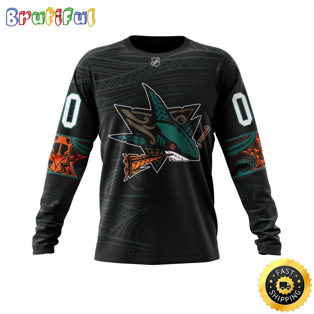 Sportswearmerch San Jose Sharks NHL Personalized Sweater For Fan