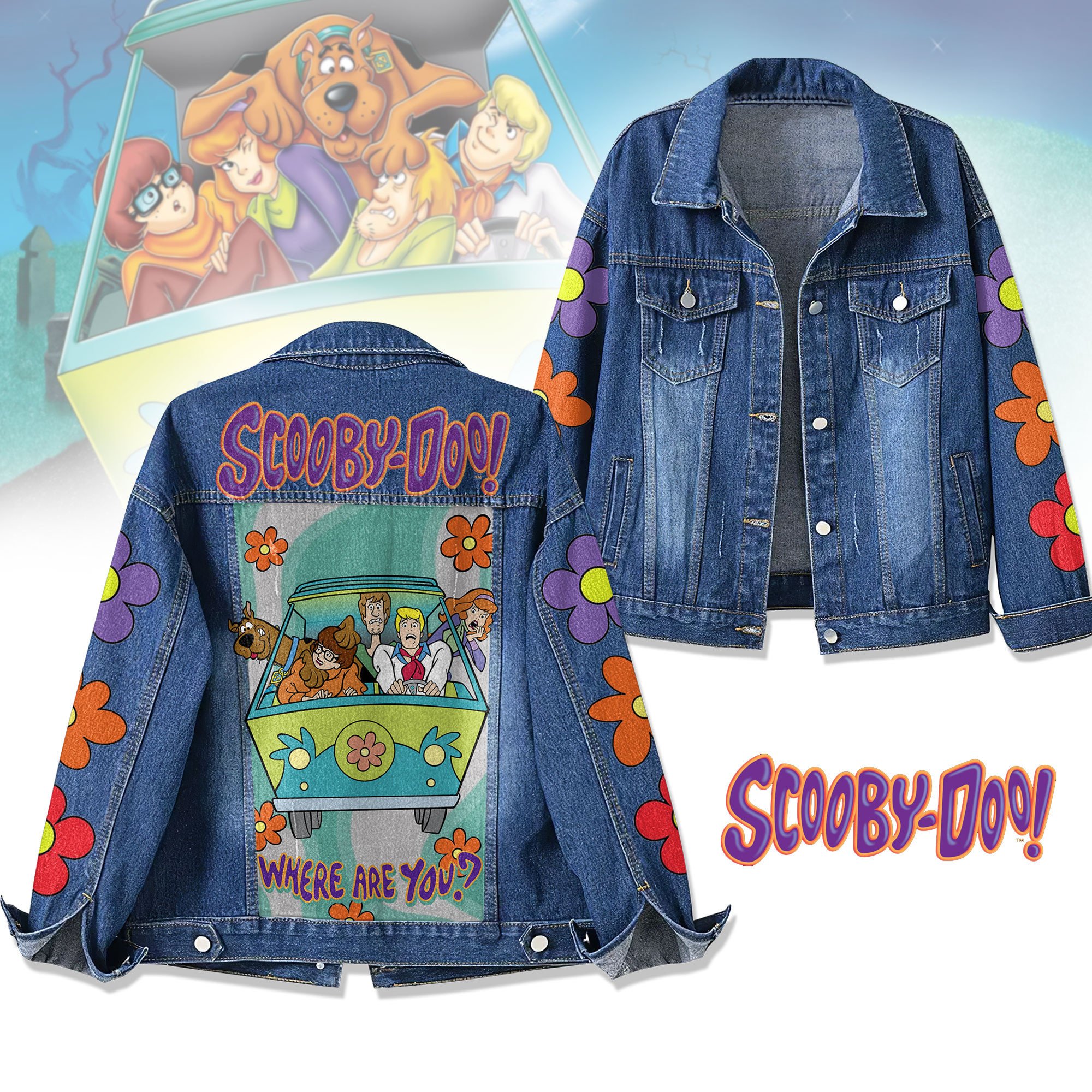 Sportswearmerch Scooby-Doo Denim Jacket Gift For Fans