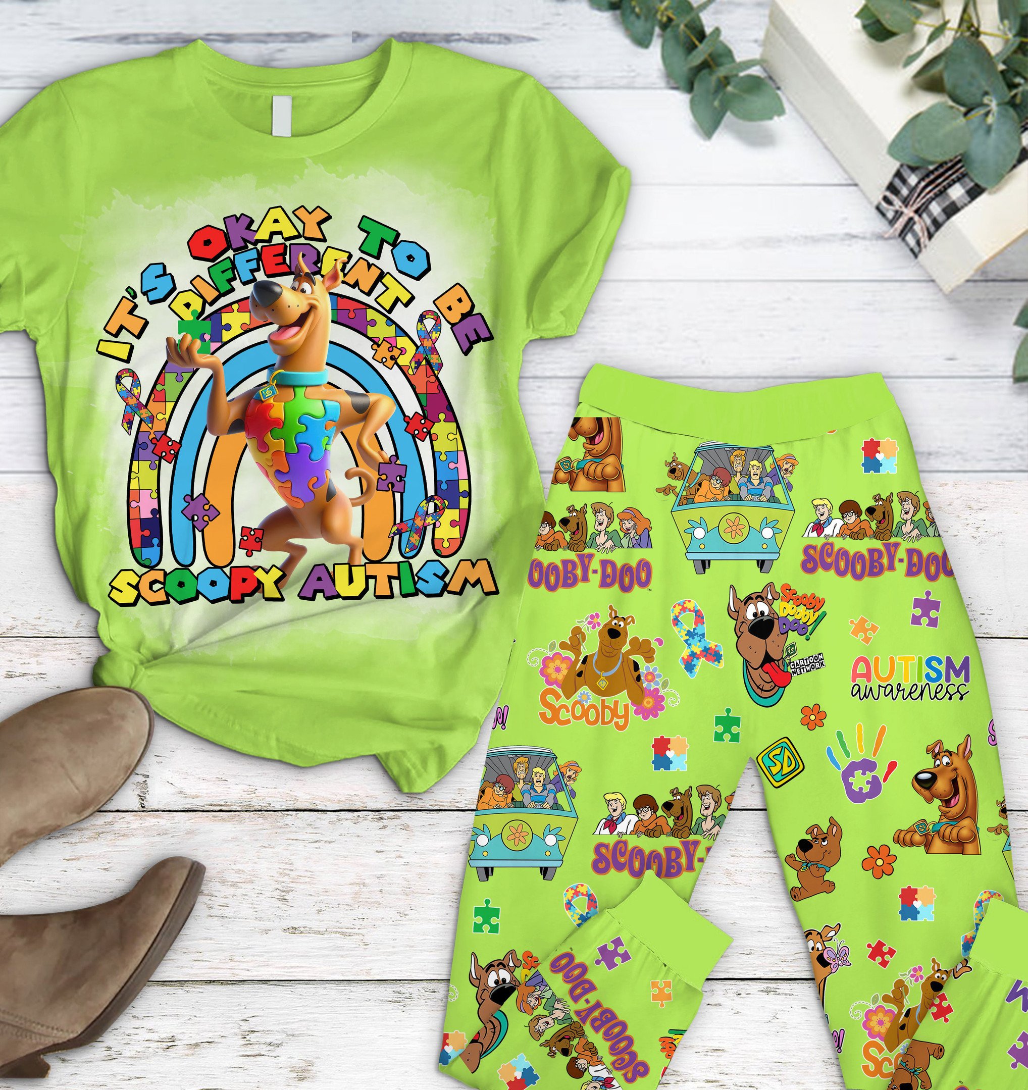 Sportswearmerch Scooby-Doo Pajamas Full Set Gifts For Fans
