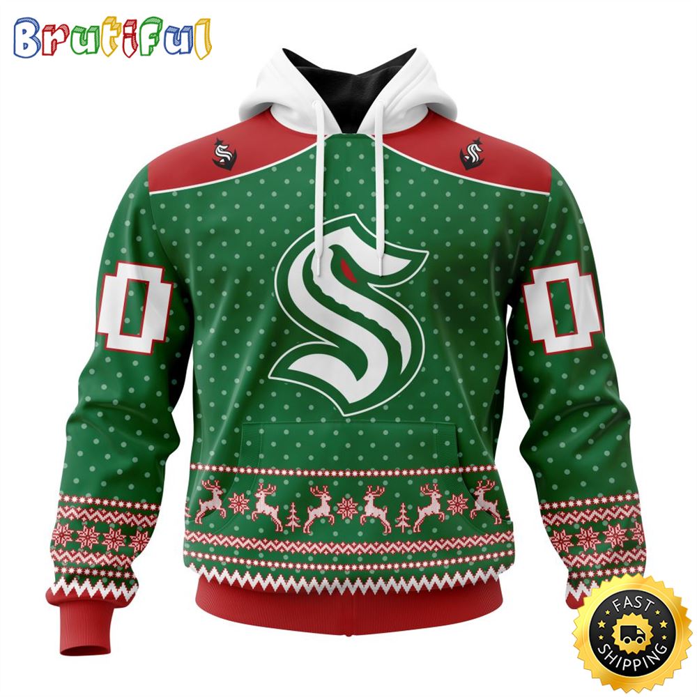 Sportswearmerch Seattle Kraken NHL Christmas Hoodie For Fan