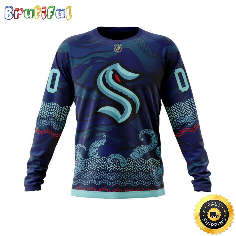 Sportswearmerch Seattle Kraken NHL Personalized Sweater For Fan