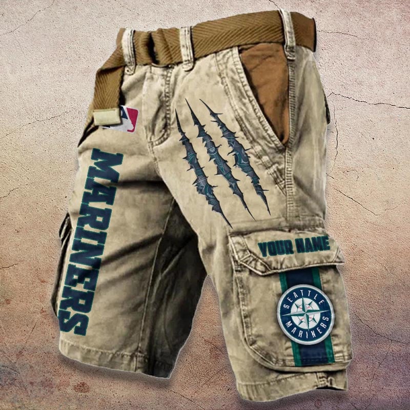 Sportswearmerch Seattle Mariners MLB Denim Short For Fan