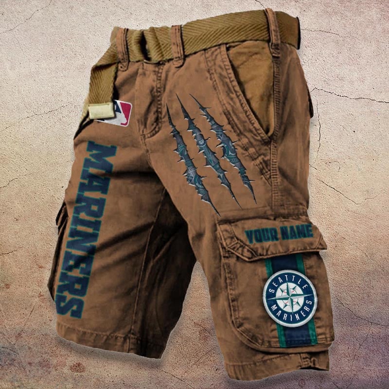 Sportswearmerch Seattle Mariners MLB Denim Short For Fan