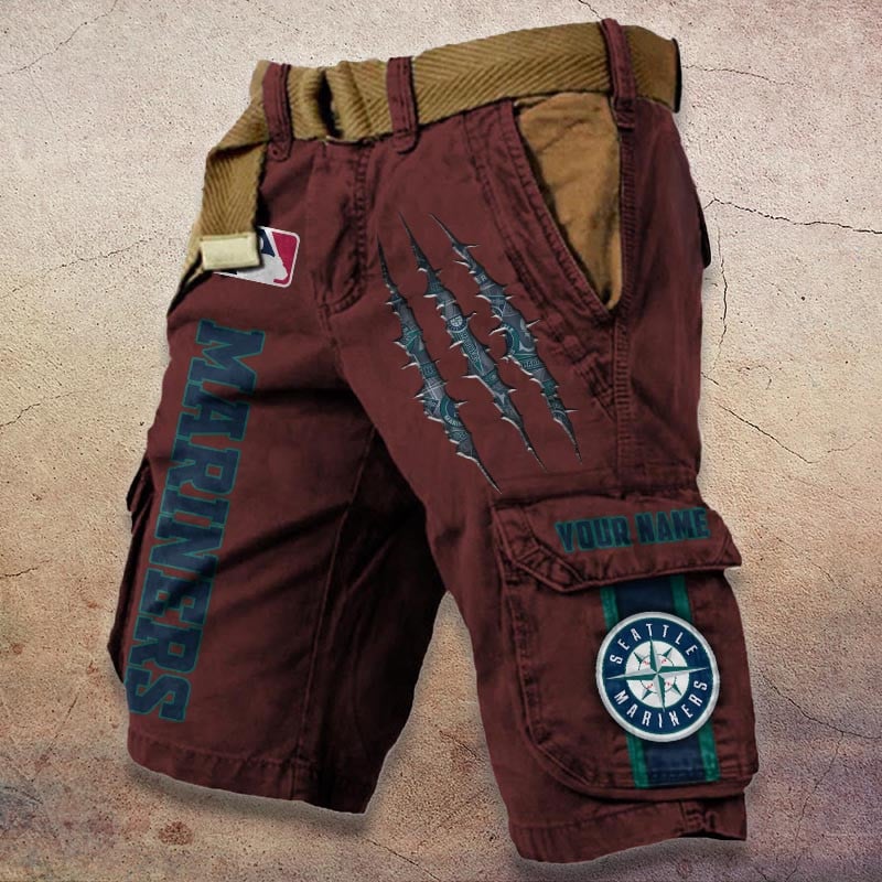 Sportswearmerch Seattle Mariners MLB Denim Short For Fan