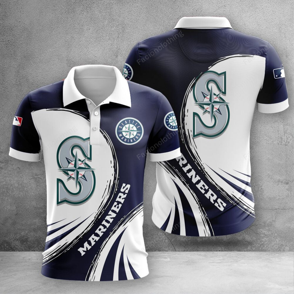 Sportswearmerch Seattle Mariners MLB Personalized Polo Shirt For Fan