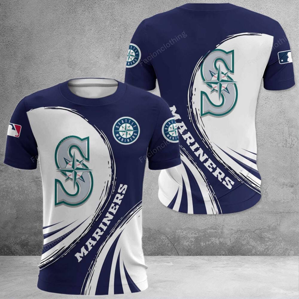 Sportswearmerch Seattle Mariners MLB Personalized T-shirt For Fan