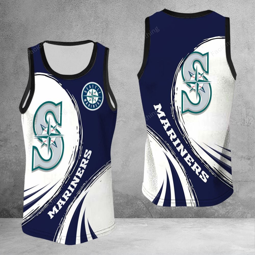 Sportswearmerch Seattle Mariners MLB Personalized Tanktop For Fan