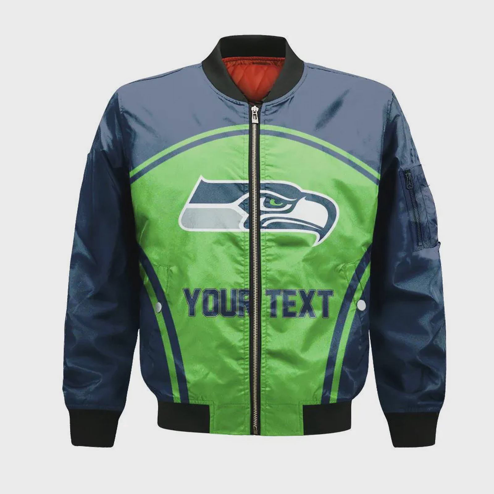 Sportswearmerch Seattle Seahawk NFL Bomber Jacket Curve For Fan