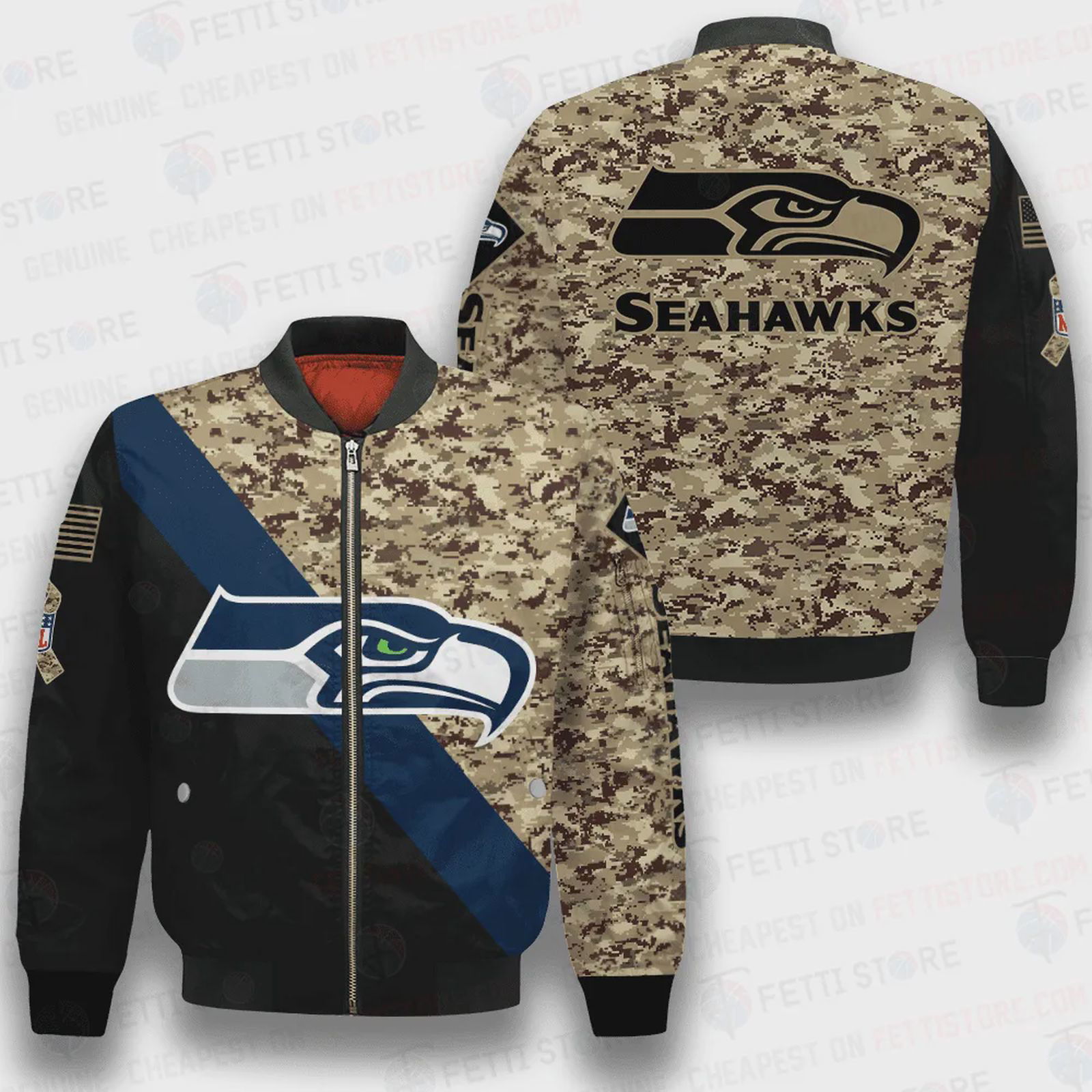 Sportswearmerch Seattle Seahawk NFL Bomber Jacket For Fan