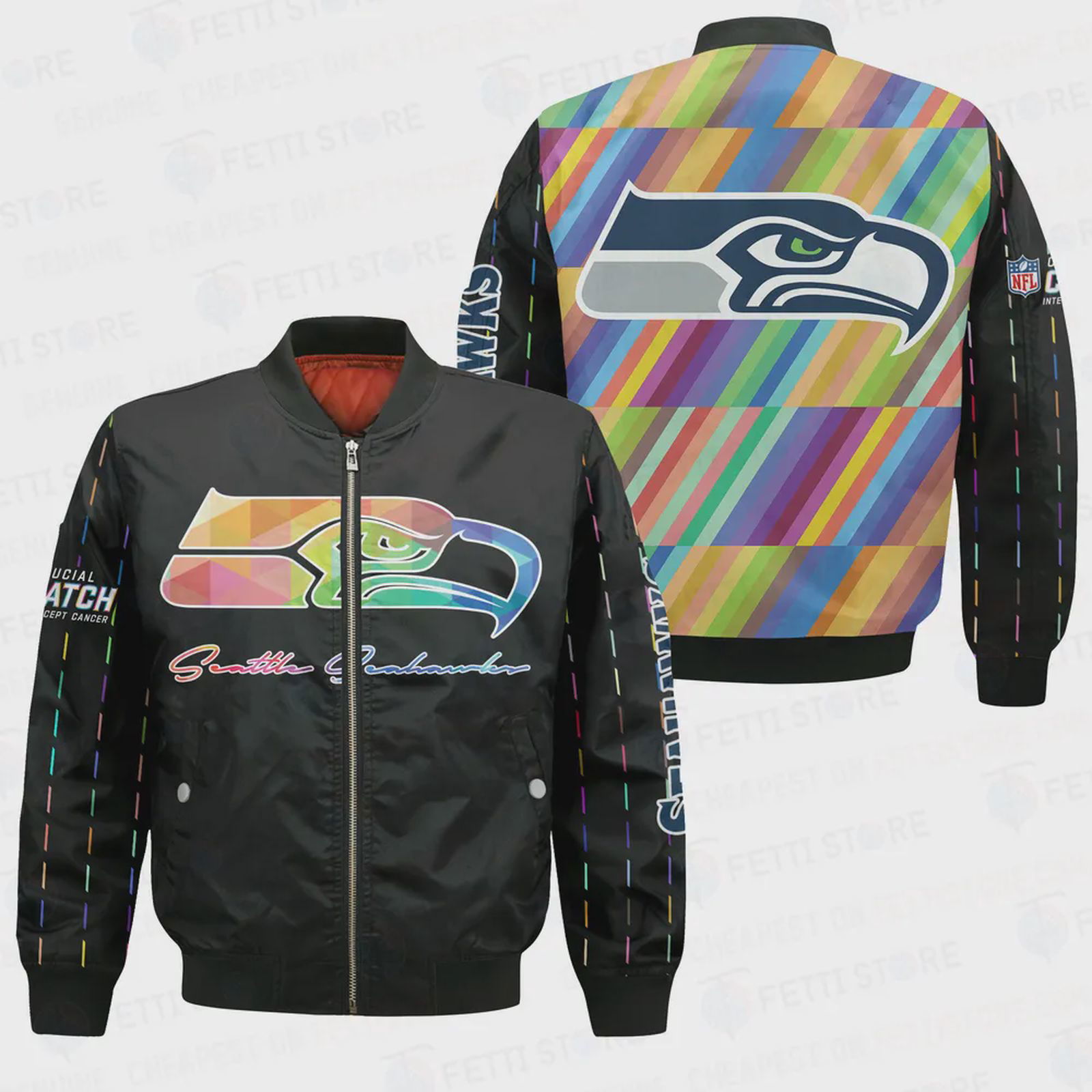 Sportswearmerch Seattle Seahawk NFL Bomber Jacket For Fan