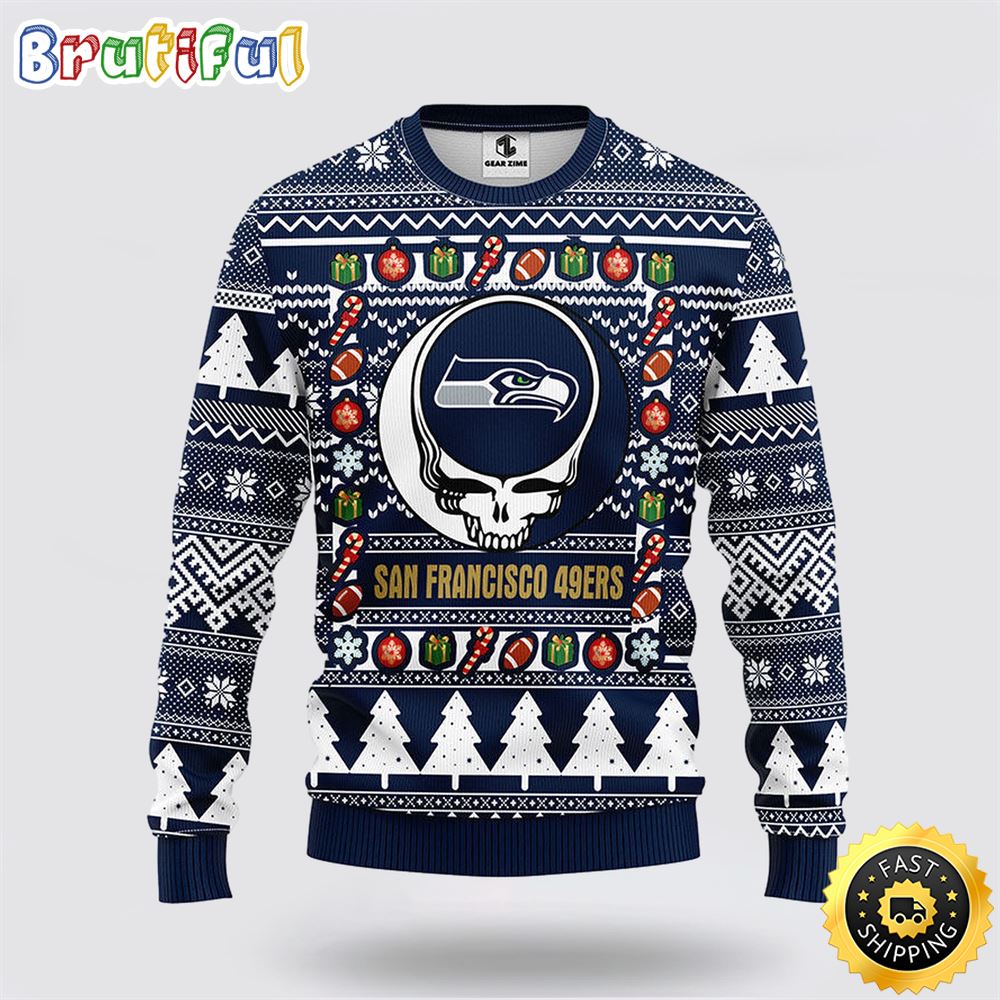 Sportswearmerch Seattle Seahawks NFL Christmas Fleece Sweater For Fan