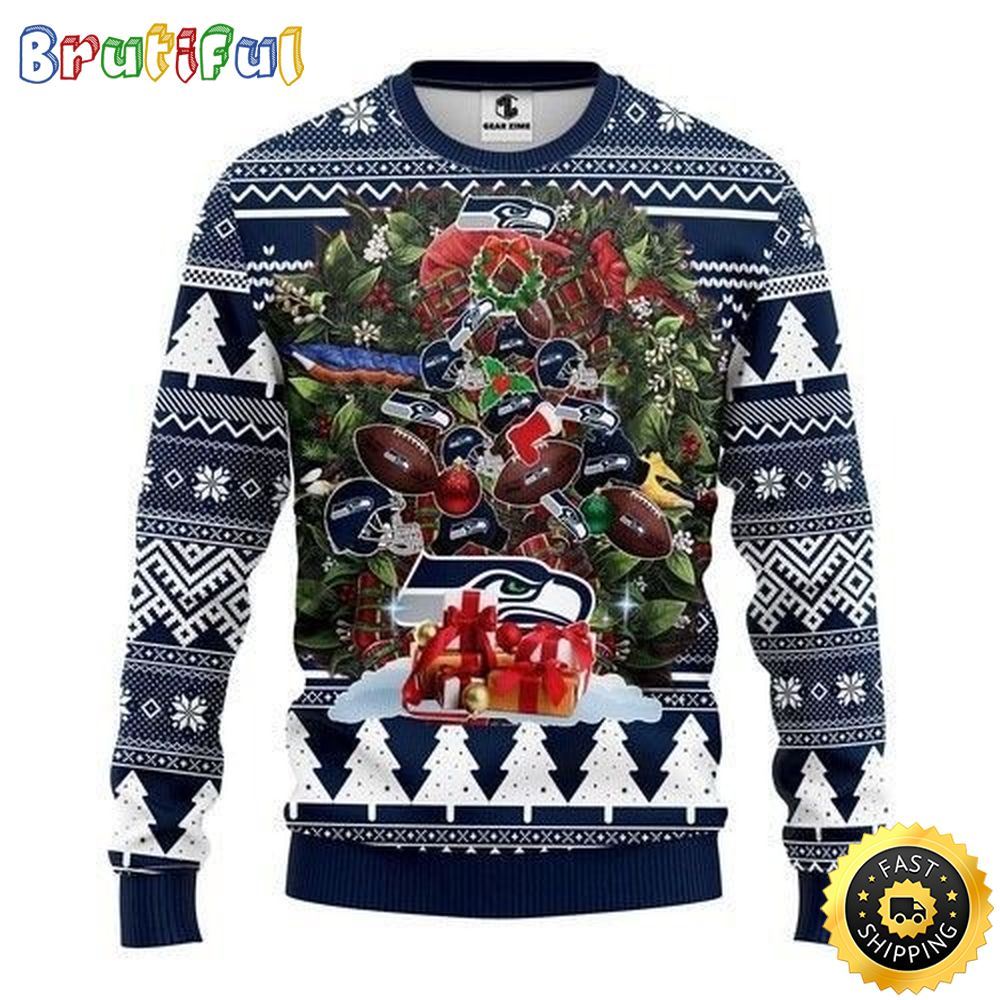 Sportswearmerch Seattle Seahawks NFL Christmas Sweater For Fan