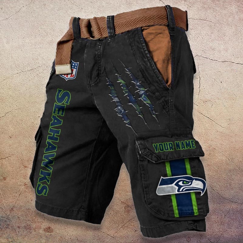Sportswearmerch Seattle Seahawks NFL Denim Short For Fan