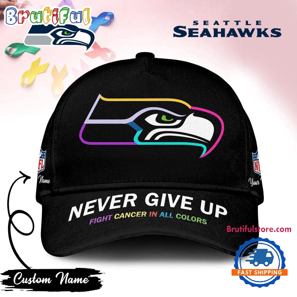 Sportswearmerch Seattle Seahawks NFL Never Give Up Classic Cap For Fan