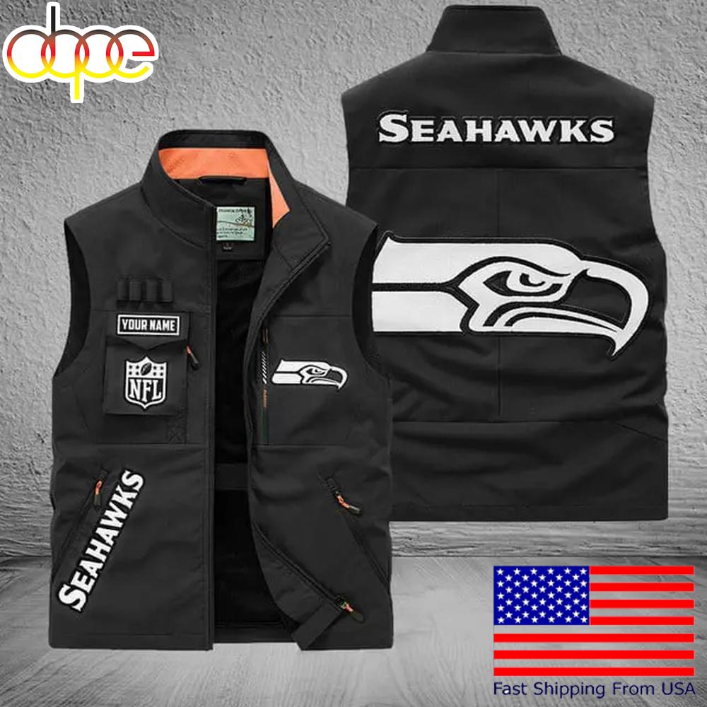 Sportswearmerch Seattle Seahawks NFL Personalized Pocket Vest For Fans For Fan