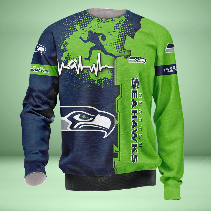 Sportswearmerch Seattle Seahawks NFL Personalized Sweater For Fan