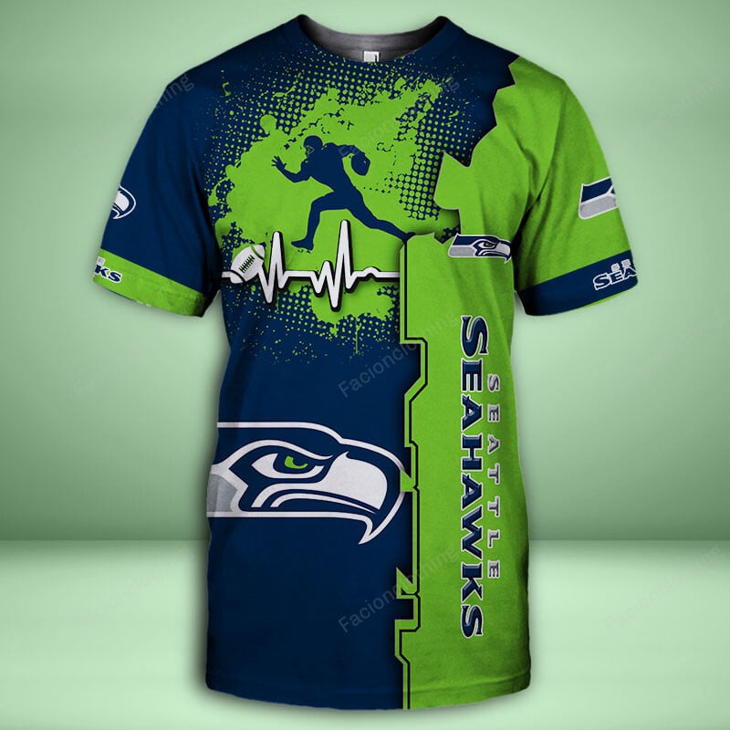 Sportswearmerch Seattle Seahawks NFL Personalized Short PantT-shirt For Fan