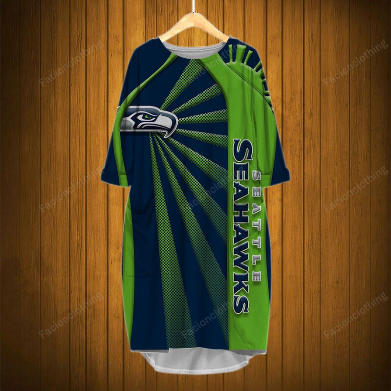 Sportswearmerch Seattle Seahawks NFL Pocket Dress Personalized For Fan