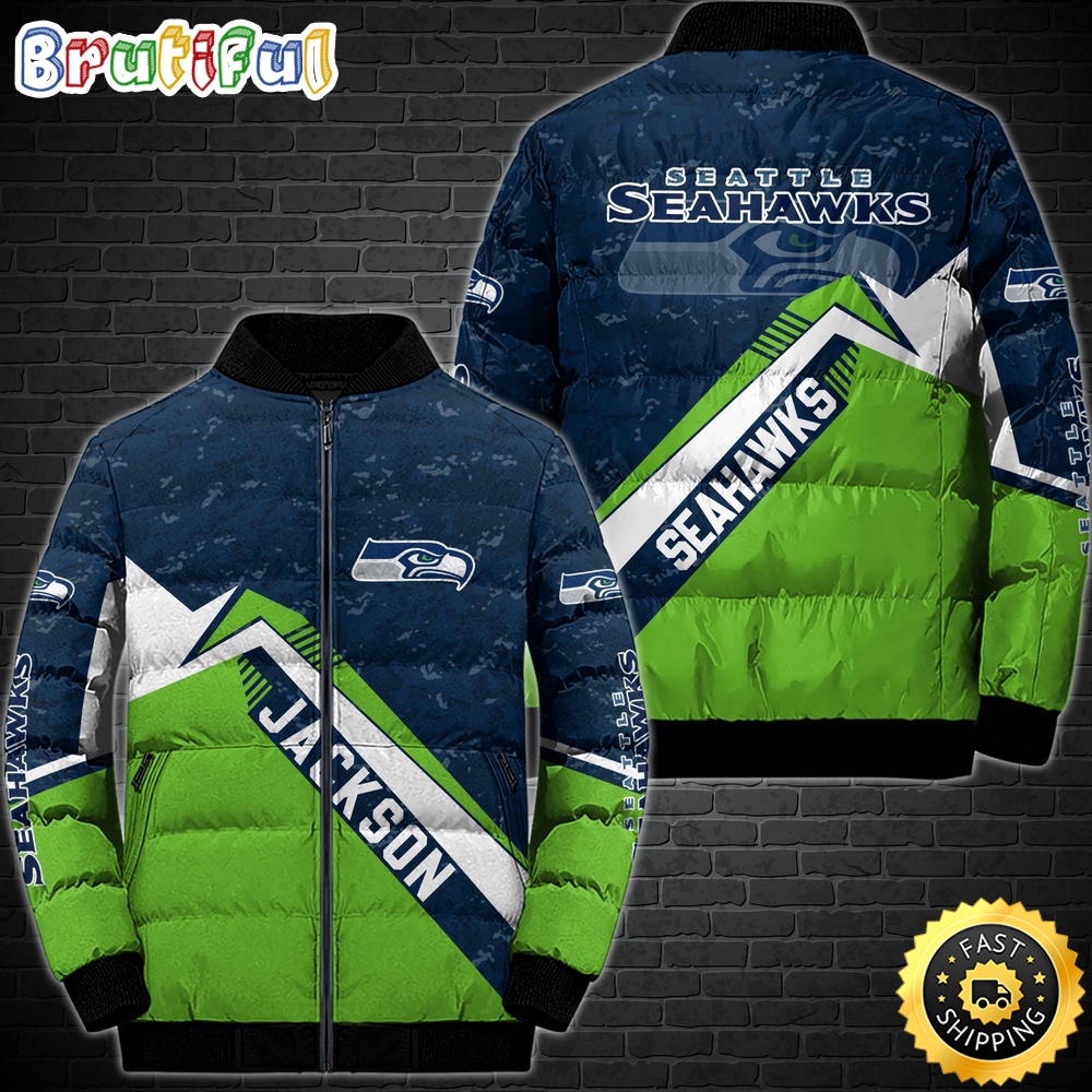 Sportswearmerch Seattle Seahawks NFL Sport Down Puffer Jacket For Fan