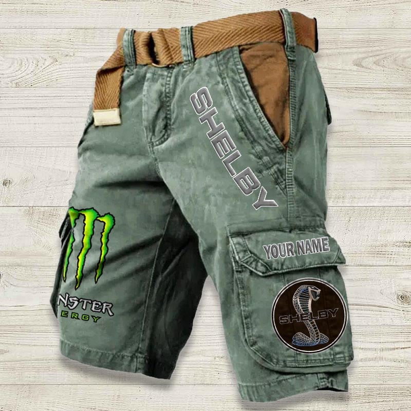 Sportswearmerch Shelby Car Denim Short For Fan