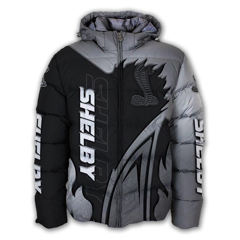 Sportswearmerch Shelby Car Personalized Puffer Jacket For Fan