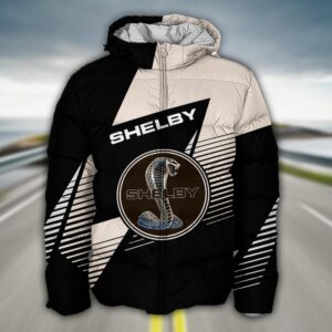 Sportswearmerch Shelby Car Puffer Jacket For Fan