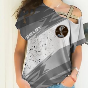 Sportswearmerch Shelby Car Strapless Sleeve Short For Fan