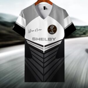 Sportswearmerch Shelby Car V-neck Women T-shirt For Fan