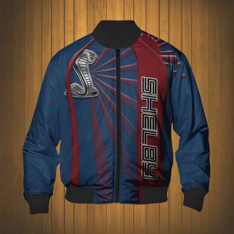 Sportswearmerch Shelby Mustang Car Personalized Fashion Bomber Jacket For Fan