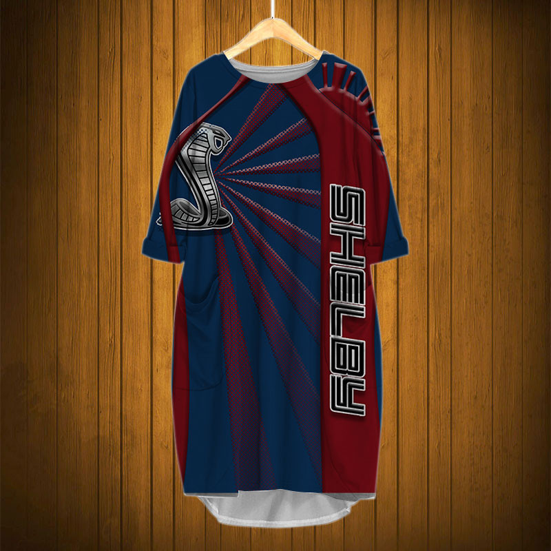 Sportswearmerch Shelby Mustang Car Personalized Fashion Pocket Dress For Fan