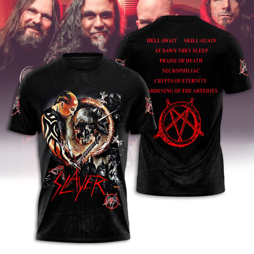 Sportswearmerch Slayer Music Personalized T-shirt For Fan