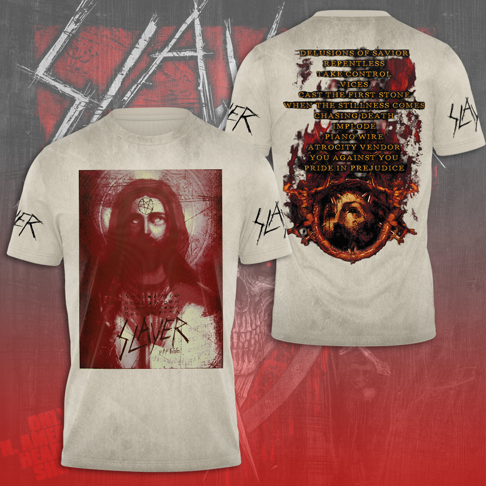 Sportswearmerch Slayer Music Personalized T-shirt For Fan