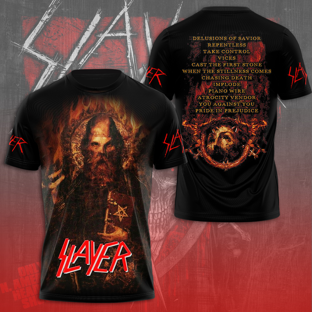 Sportswearmerch Slayer Music Personalized T-shirt For Fan