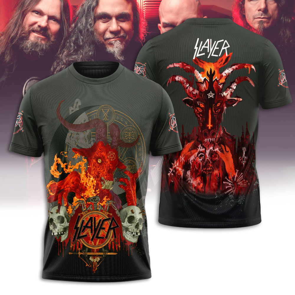 Sportswearmerch Slayer Music Personalized T-shirt For Fan
