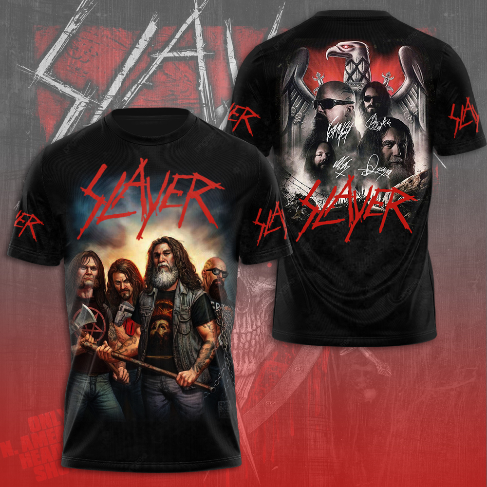 Sportswearmerch Slayer Music Personalized T-shirt For Fan