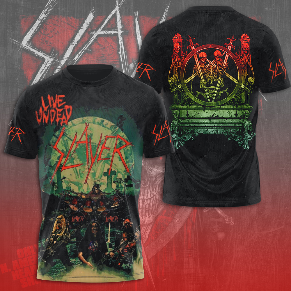 Sportswearmerch Slayer Music Personalized T-shirt For Fan