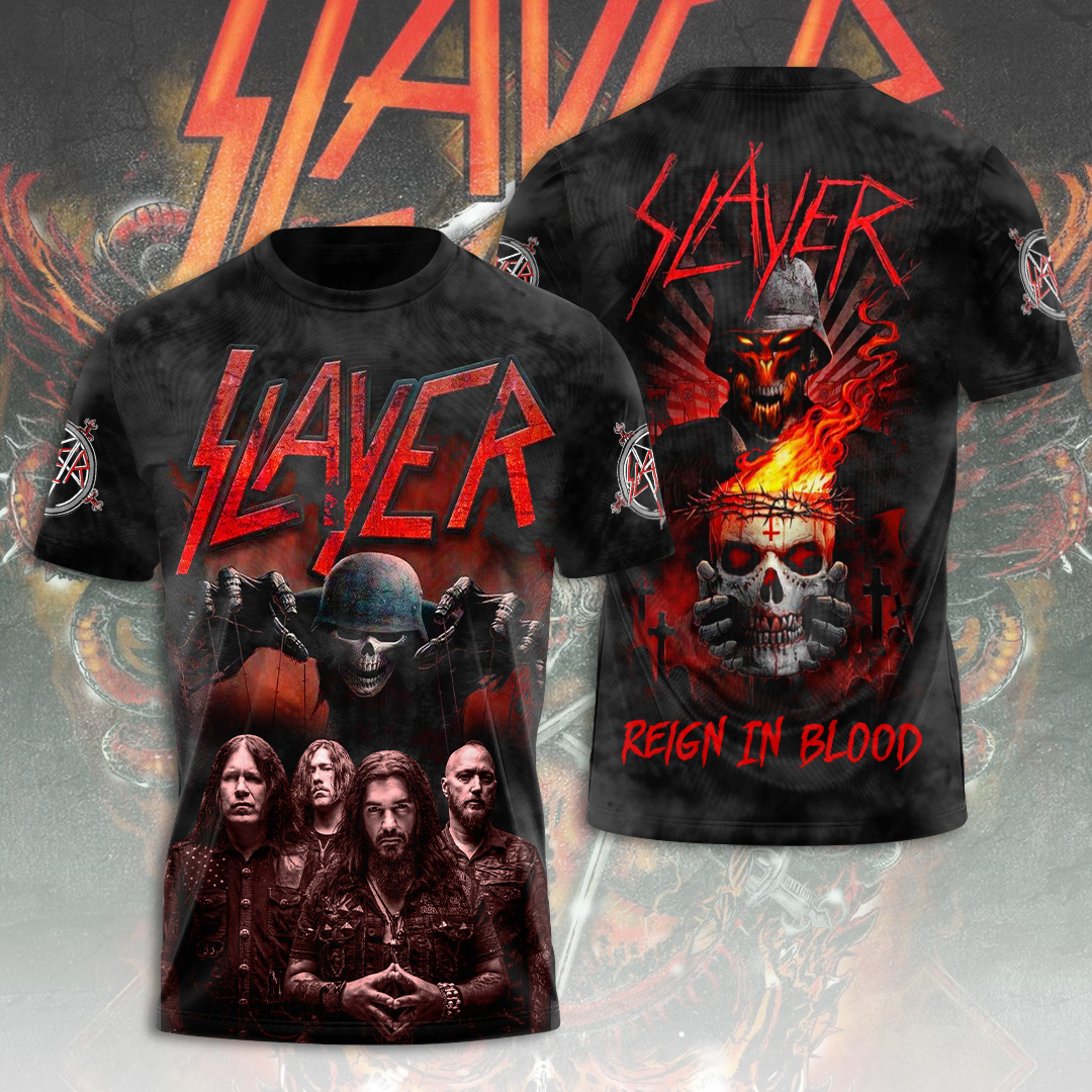 Sportswearmerch Slayer Music Personalized T-shirt For Fan