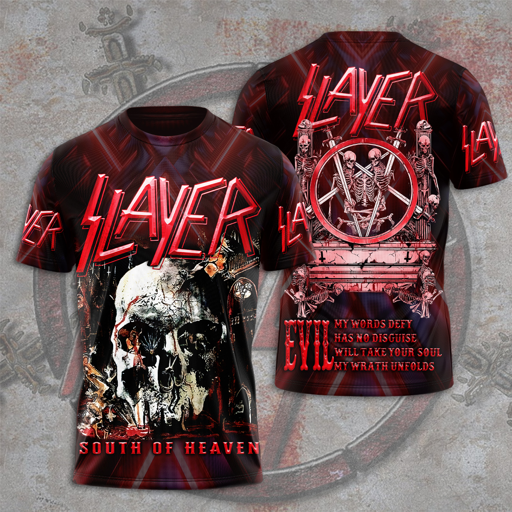 Sportswearmerch Slayer Music Personalized T-shirt For Fan