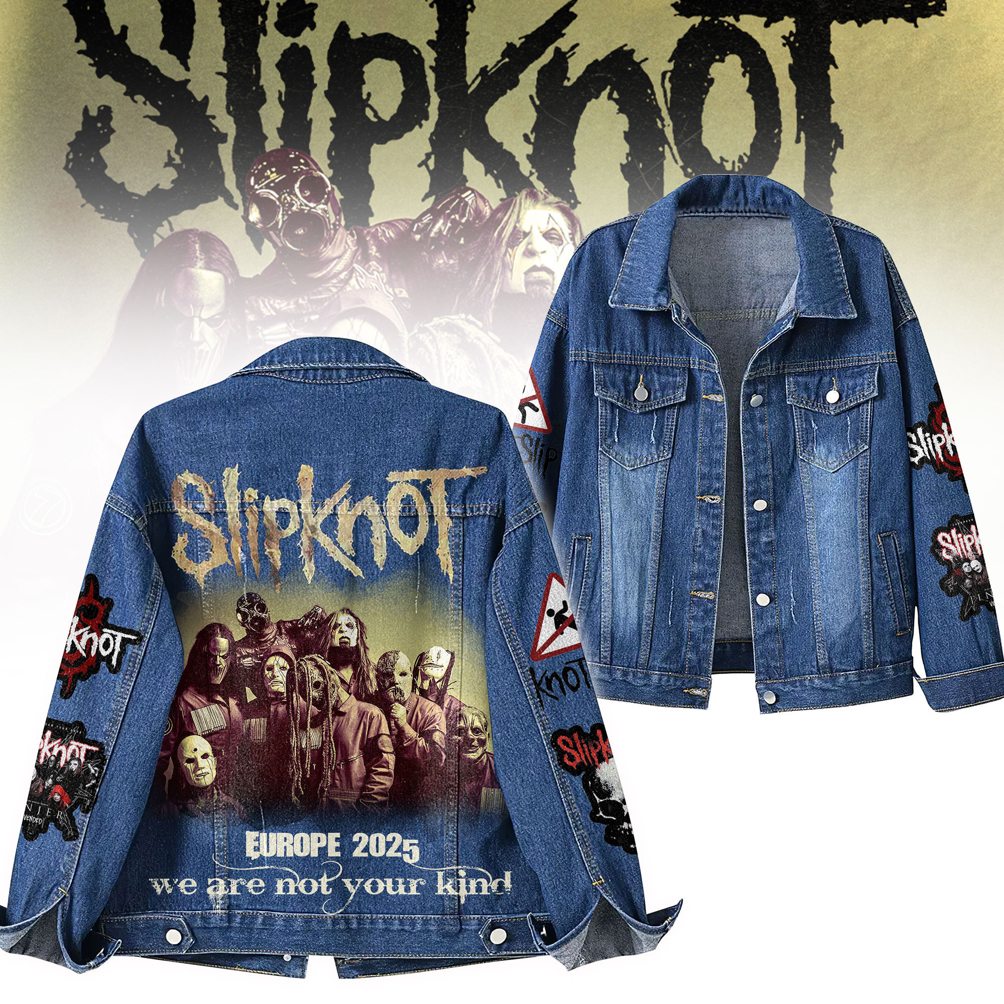 Sportswearmerch Slipknot Denim Jacket Gift For Fans