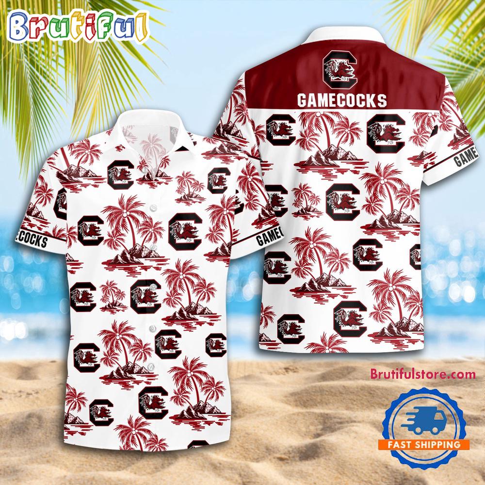 Sportswearmerch South Carolina Gamecocks NCAA Summer Personalized Hawaiian Shirt For Fan